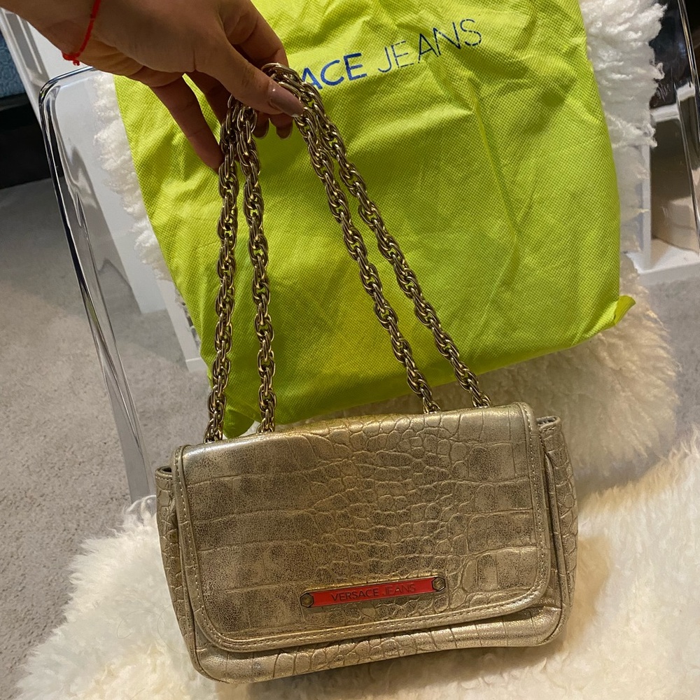 Gold-tone bag from VERSACE JEANS
